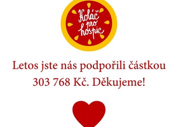 KOLÁČ PRO HOSPIC 2021 – děkujeme za podporu! 