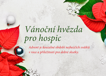 Vánoční hvězda pro hospic