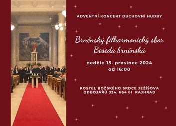 Adventní koncert Brněnského filharmonického sboru Beseda brněnská