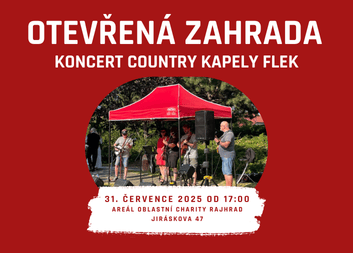 Třetí otevřená zahrada - koncert kapely FLEK